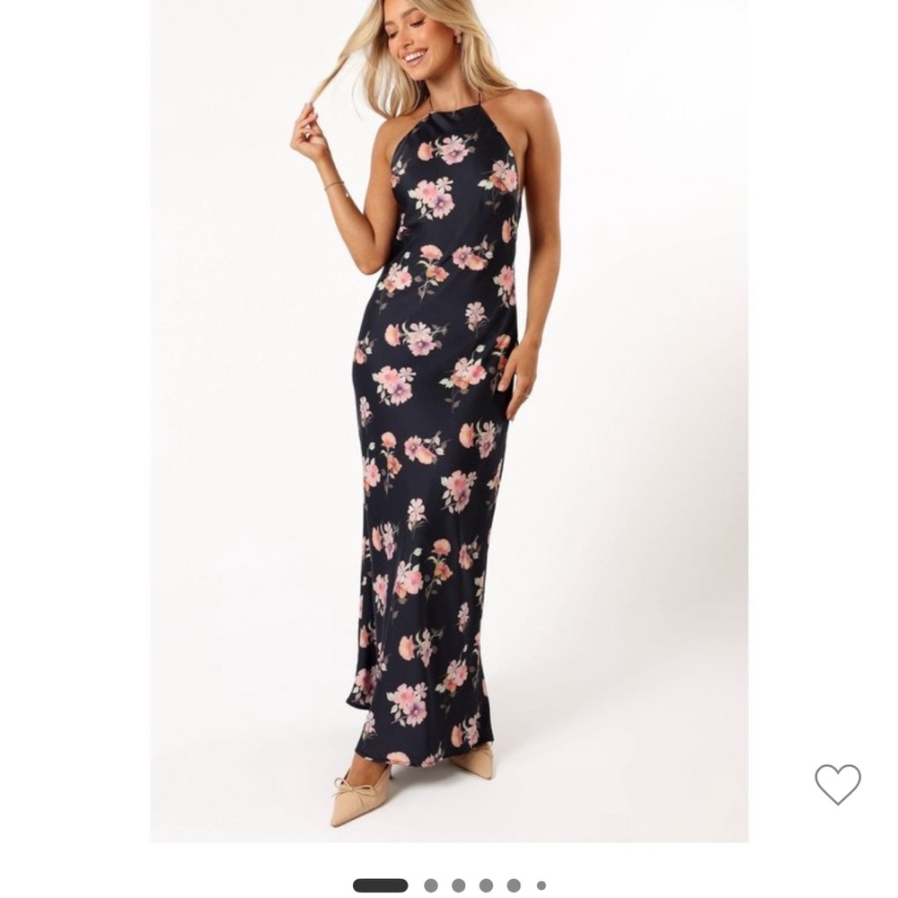 Petal & Pup Hadley Maxi Dress with Pink Floral Print